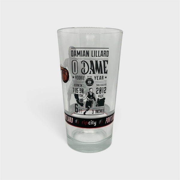 Damian Lillard Portland Trail Blazers 2013/14 Pint Glass