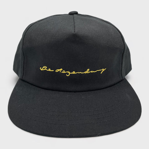 Be Legendary Snapback Hat - Black