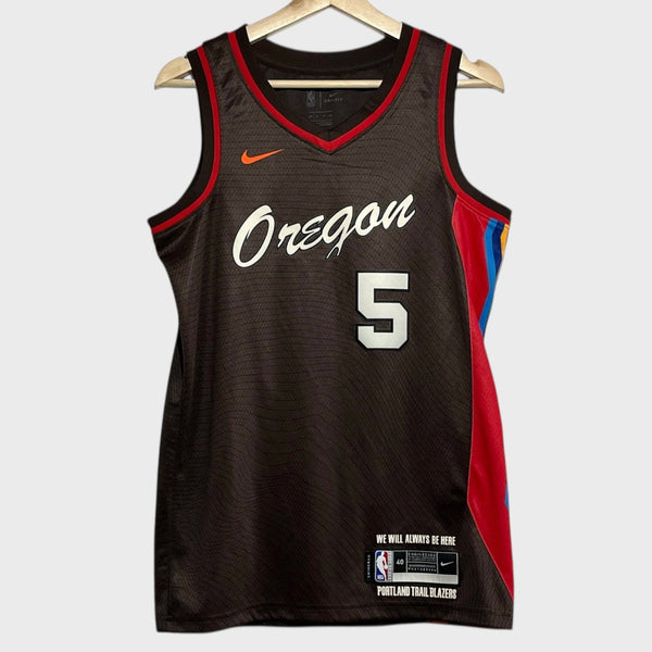 Rodney Hood Portland Trail Blazers City Edition Basketball Jersey S
