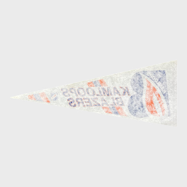 Vintage 1980s Kamloops Blazers Pennant