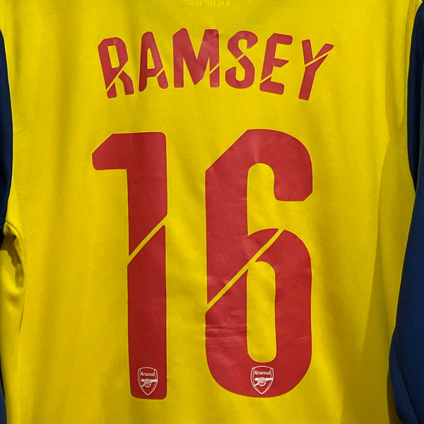2014/15 Aaron Ramsey Arsenal Gunners UCL Away Jersey M