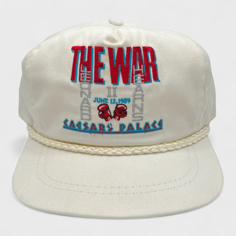 1989 Sugar Ray Leonard The War Strapback Hat
