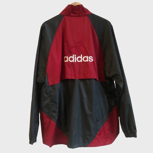 Vintage Gray & Red Big Logo Windbreaker Jacket M – Laundry