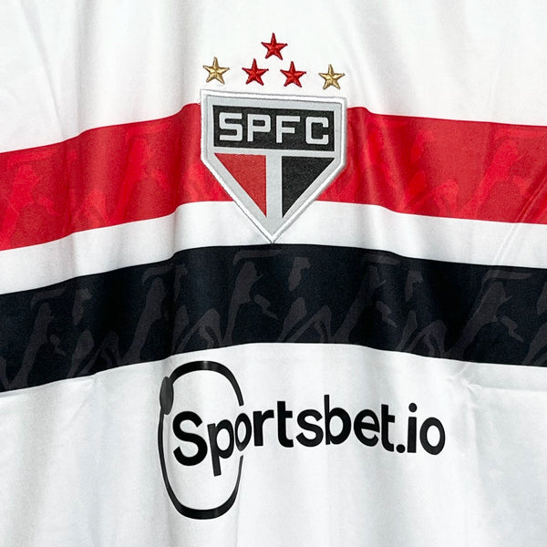 Sao Paolo FC 2023/24 Home Soccer Jersey Youth L