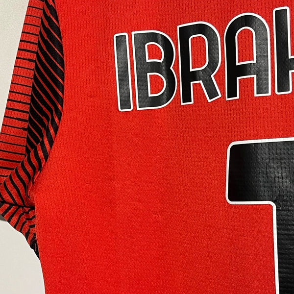 Zlatan Ibrahimovic AC Milan 2023/24 Home Soccer Jersey S