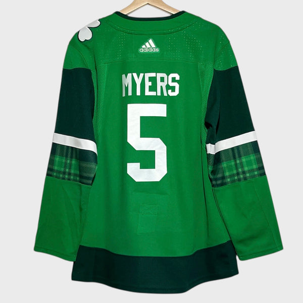 Phil Myers Philadelphia Flyers 2023 St. Patrick’s Day Hockey Jersey L