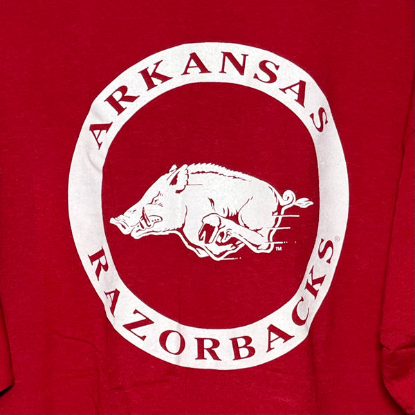 Vintage 1990s Arkansas Razorbacks Tee Shirt 2XL