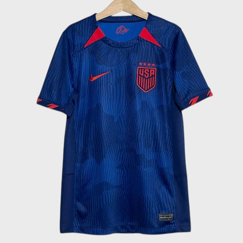 USWNT US Soccer 2023 Women’s World Cup Away Jersey Youth M