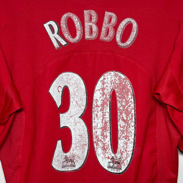 Manchester United 2004/06 Home Soccer Jersey M