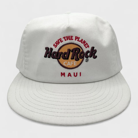 Vintage 1980s Hard Rock Cafe Maui Strapback Hat