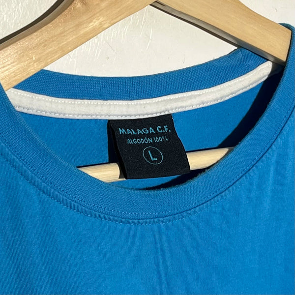 Vintage Malaga CF Soccer Tee Shirt L