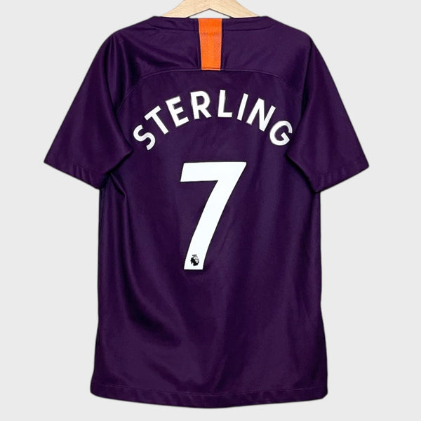Raheem Sterling Manchester City 2018/19 Third Soccer Jersey Youth M