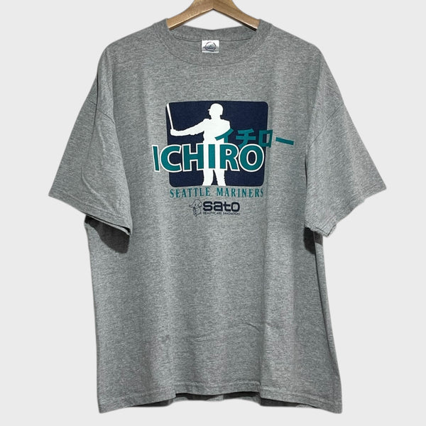 Vintage Ichiro Seattle Mariners Baseball Tee Shirt XL