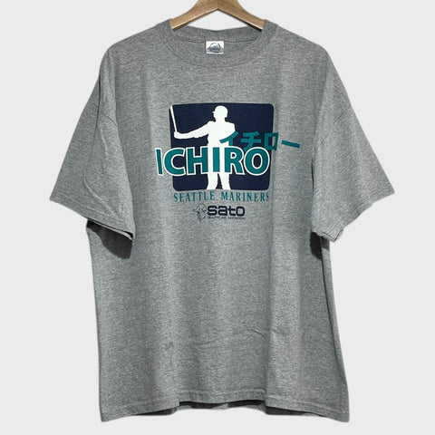 Vintage Ichiro Seattle Mariners Baseball Tee Shirt XL