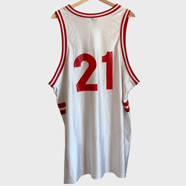 Vintage Lincoln Cardinals Game Worn Basketball Jersey XL