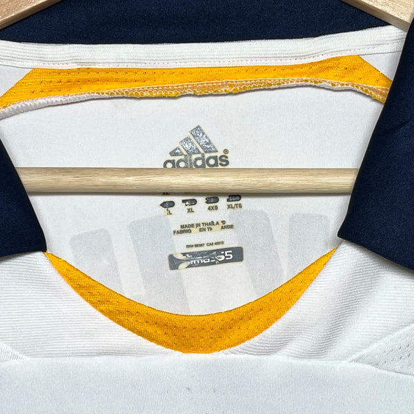 David Beckham Los Angeles Galaxy 2007/08 Long Sleeve Home Soccer Jersey XL