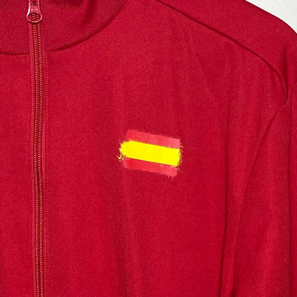 Spain 2014 World Cup Soccer Training Anthem Track Jacket M