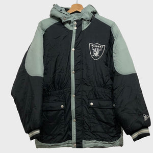 Vintage Los Angeles Raiders Parka Jacket Youth L