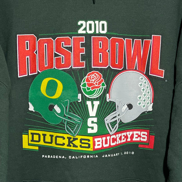 Oregon Ducks / Ohio State Buckeyes 2010 Rose Bowl Football Hoodie 2XL