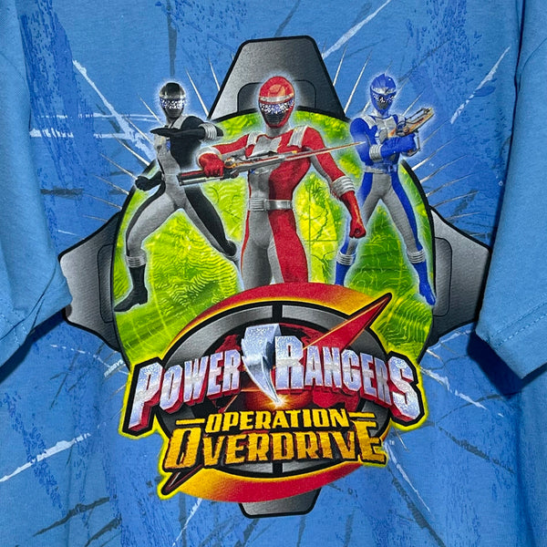 Vintage 2000s Power Rangers Operation Overdrive Tee Shirt Youth M