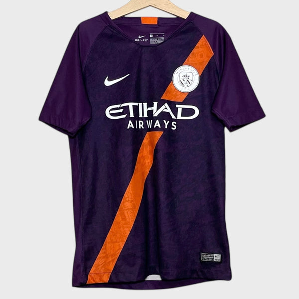 Raheem Sterling Manchester City 2018/19 Third Soccer Jersey Youth M