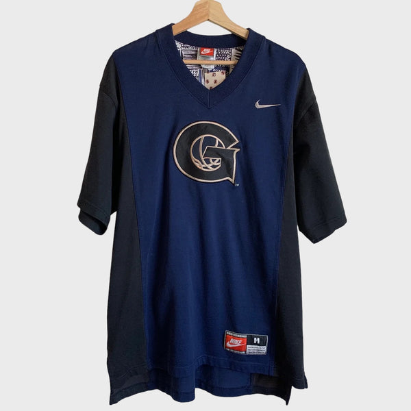 Vintage Georgetown Hoyas Basketball Warmup Shirt M