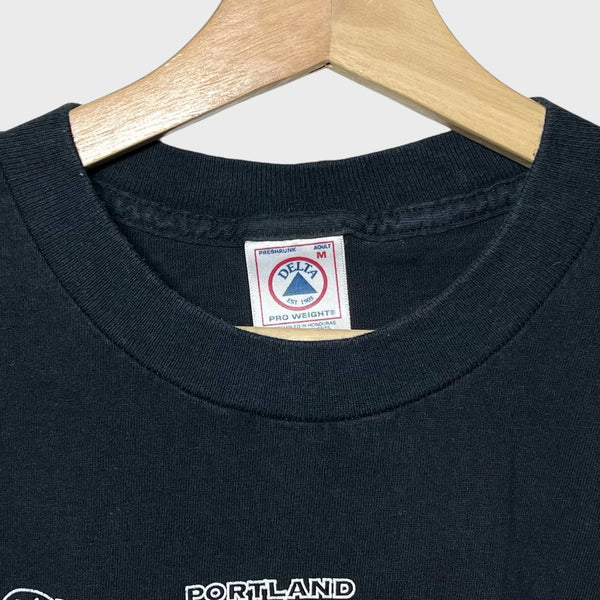Vintage Portland Winterhawks 1998 Chrysler Memorial Cup Hockey Tee Shirt M