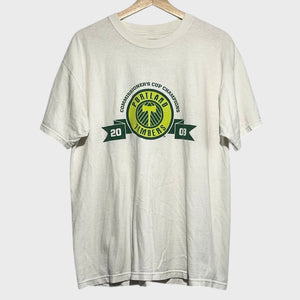 Vintage Portland Timbers 2009 Commissioner’s Cup Champions Tee Shirt L