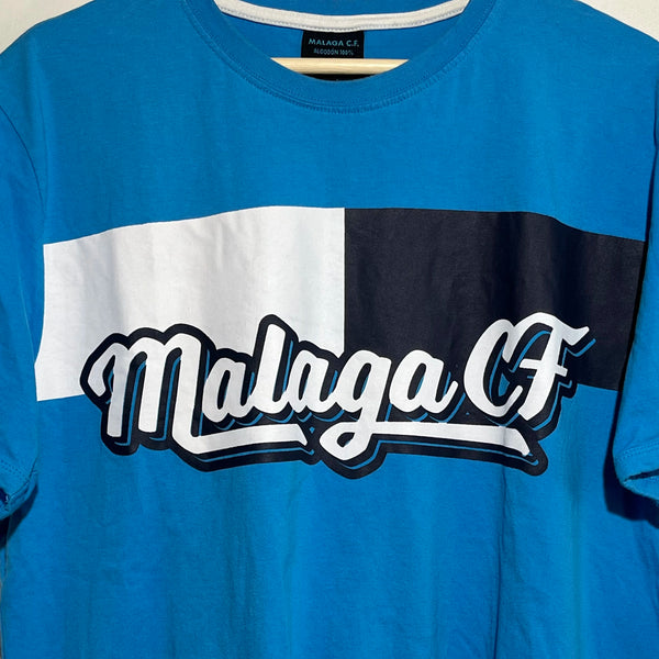 Vintage Malaga CF Soccer Tee Shirt L