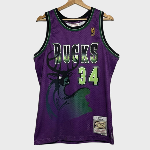 Ray Allen Milwaukee Bucks Jersey M