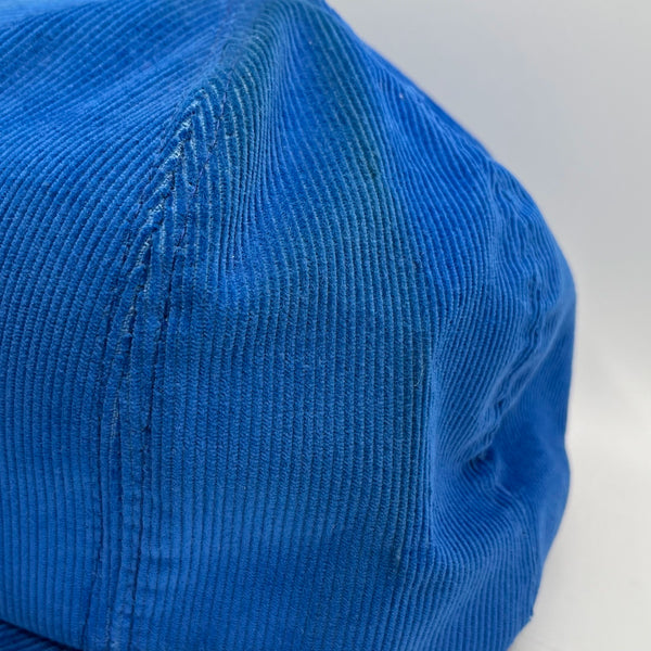 Vintage 1980s Volvo International CB Stratton Vermont Corduroy Snapback Hat