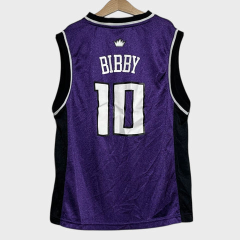 Vintage Mike Bibby Sacramento Kings Basketball Jersey Youth M