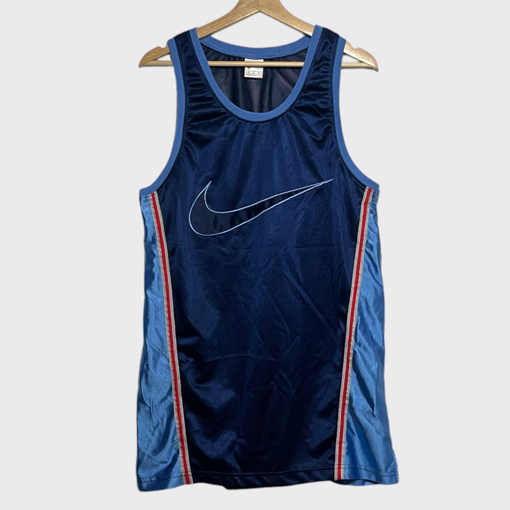 Vintage 1990s Nike Big Swoosh Basketball Jersey M Laundry Vintage 1990s Nike Big Swoosh Basketball Jersey M Laundry