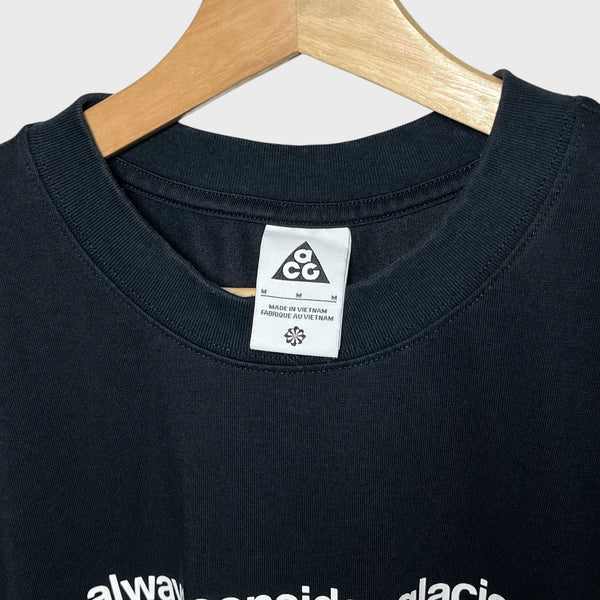 Nike ACG “Always Consider Glaciers” Mount Hood Oregon Tee Shirt M