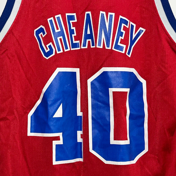 Vintage 1990s Calbert Cheaney Washington Bullets Basketball Jersey M