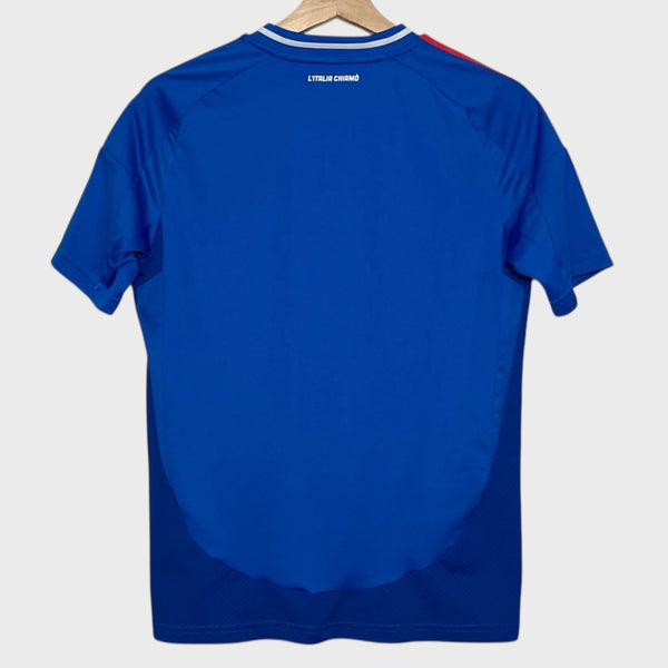 Italy Euro 2024 Home Soccer Jersey Youth L