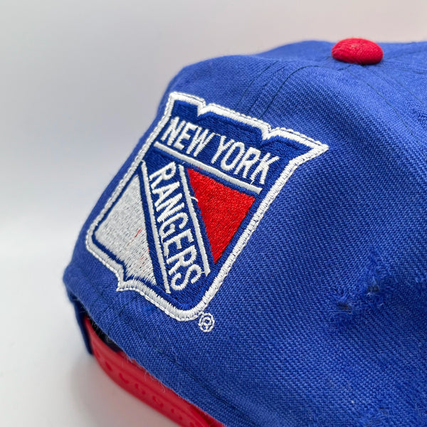 Vintage 1990s New York Rangers Hockey Snapback Hat