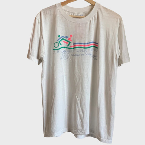 1988 Club Challenge Annual Triathlon Shirt XL
