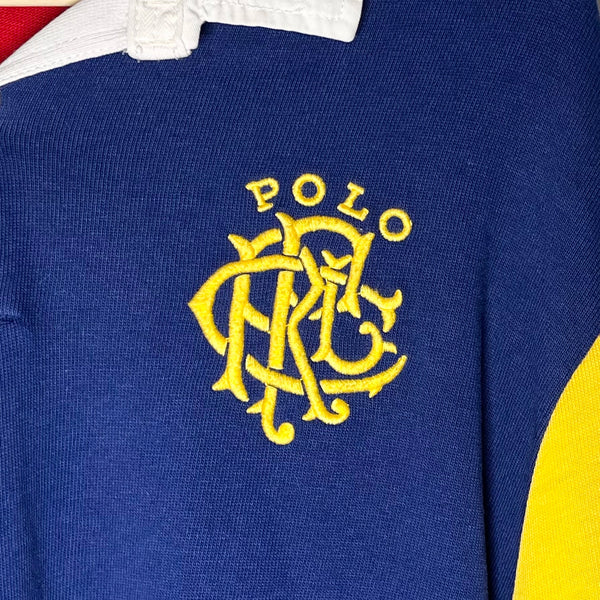Polo Ralph Lauren Long Sleeve Color Block Rugby Shirt XL