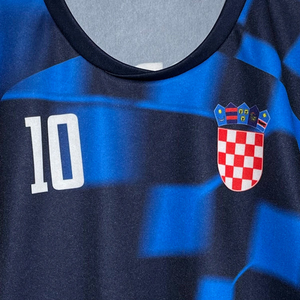 Luka Modric Croatia Away Soccer Jersey Youth S