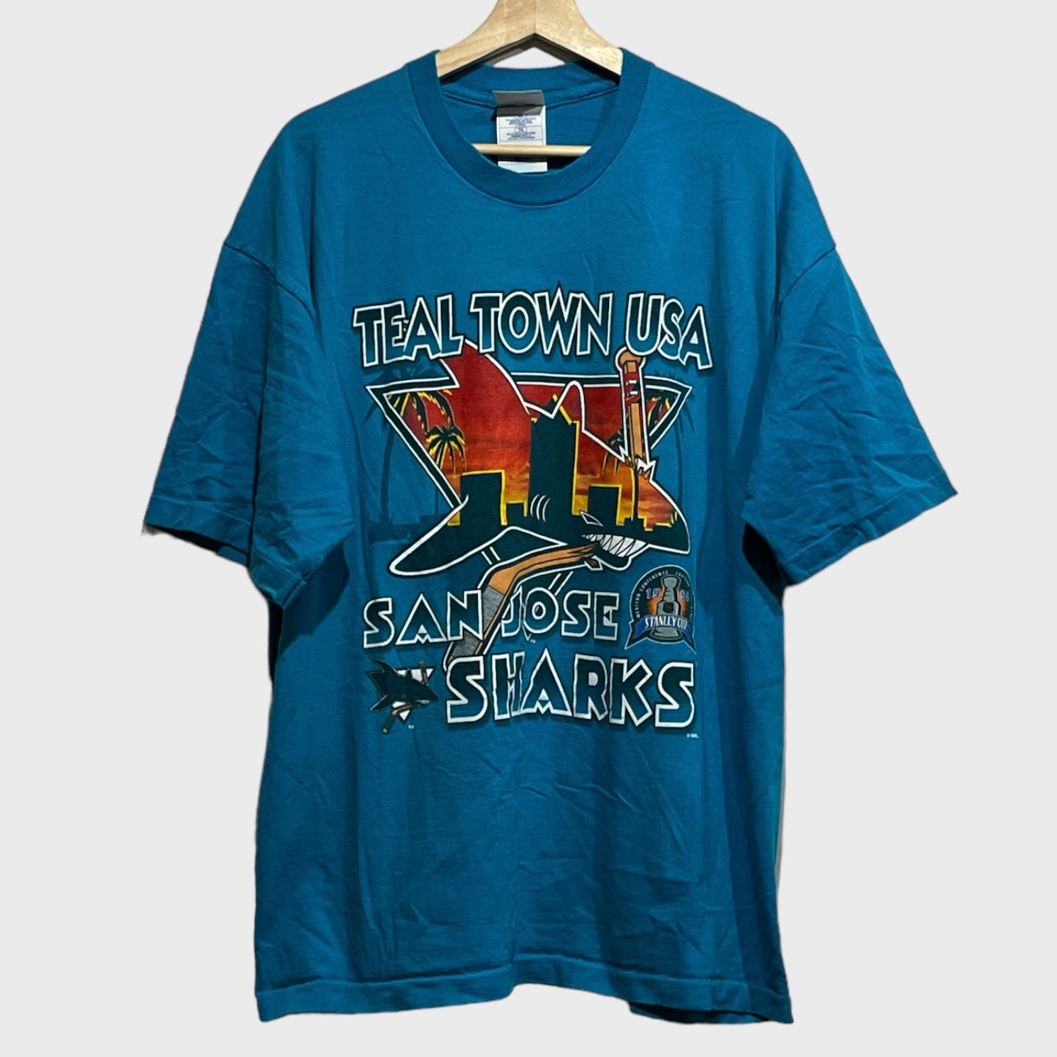 1998 San Jose Sharks Shirt XL