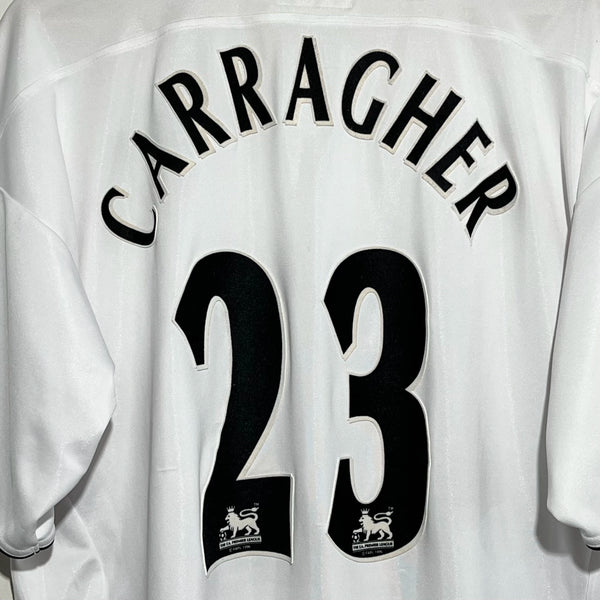 Jamie Carragher Liverpool FC 2003/05 Away Soccer Jersey XL