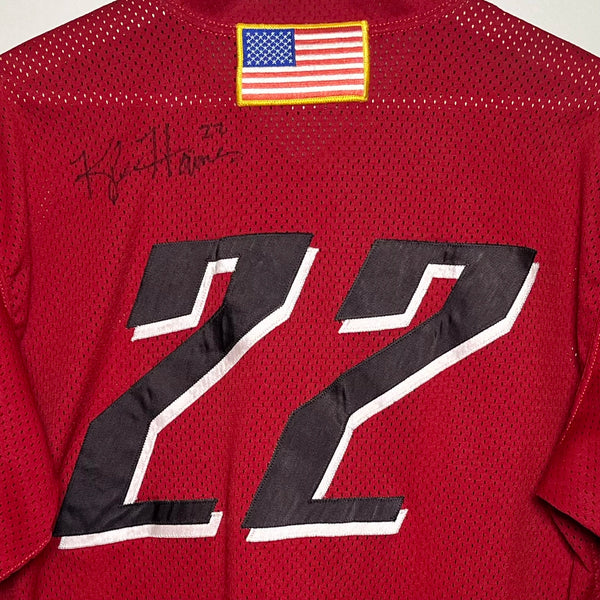 Vintage Salem Keizer Volcanoes Game Worn Autographed Baseball Jersey XL