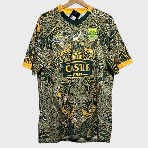 South Africa Springbok Sevens 2018 Nelson Mandela Centenary Rugby Jersey 2XL (Replica)