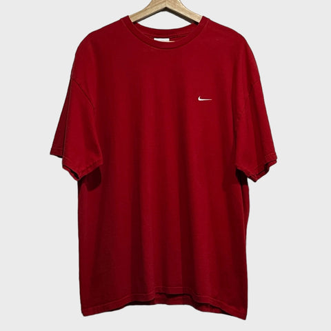 Vintage Red Mini Swoosh Shirt XL