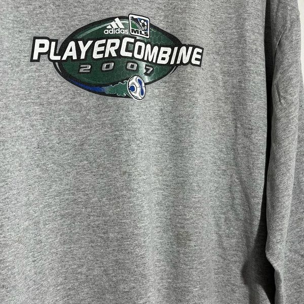 Vintage 2007 MLS Player Combine Long Sleeve Tee Shirt XL