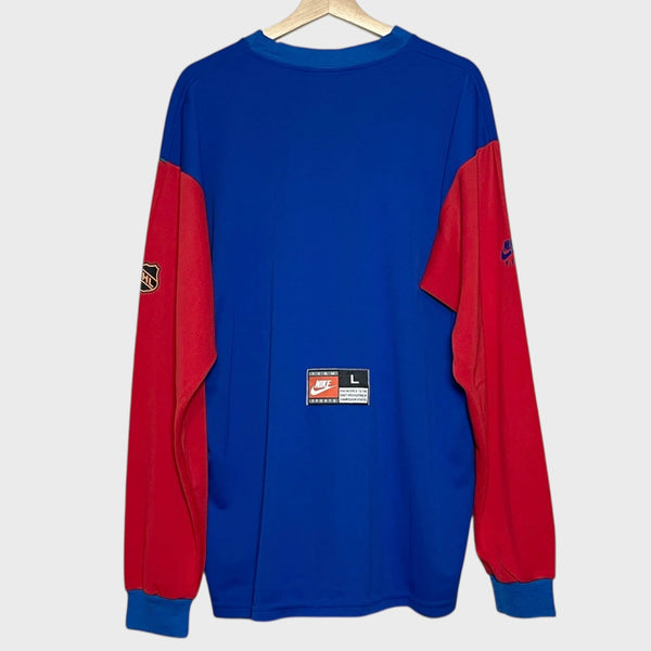 Vintage 1990s New York Rangers Hockey Long Sleeve Tee Shirt L