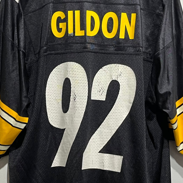 Vintage Jason Gildon Pittsburgh Steelers Jersey L