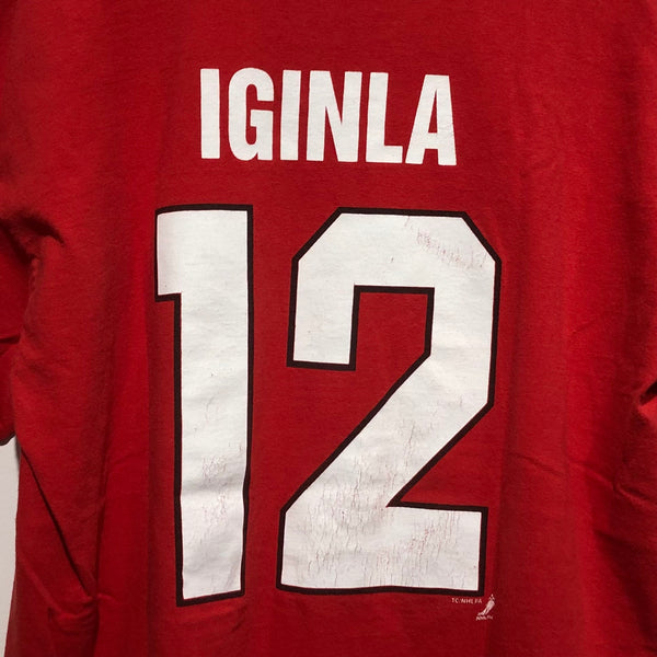 Vintage Jarome Iginla Canada Hockey Jersey Shirt L