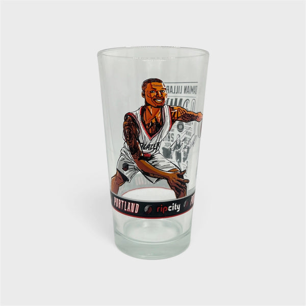 Damian Lillard Portland Trail Blazers 2013/14 Pint Glass